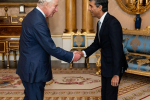 Rishi Sunak accepts an invitation by King Charles III to form a Government.